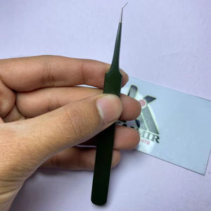 Pinces à cils professionnelles en acier inoxydable, très vendues, outils de beauté de haute qualité, fournitures de salon, extension de cils, anti-magnétiques - Product Image 1