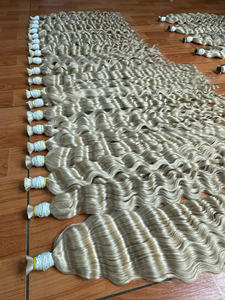 Extensiones de cabello humano Remy virgen crudo sin procesar vietnamita, máquina de doble trama, marca mundial de cabello, proveedor al por mayor, Ofertas - Product Image 5