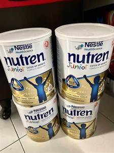 NestleNutren Junior Complete Nutrition 850g Baby Formula Fibre Vanille 24 bouteilles 400g Lata Discount Price Box Bulk - Product Image 6