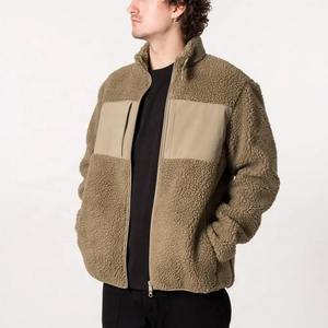 Sudadera de Forro Polar Sherpa para Hombre, Cálida, Suave, Cómoda, Transpirable, con Cremallera Completa y Doble Bolsillo - Product Image 4