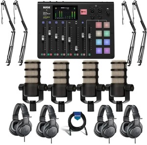 ไมโครโฟน Original Caster Pro ชุดคอนโซลผลิตพอดแคสต์แบบครบวงจร W-ACC KIT ขายส่ง - Product Image 4