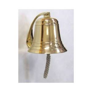 Cloche en laiton pur poli très brillant pour mur facile à monter grandes cloches d'église décoration de maison et de jardin cloche de bateau de luxe par TCD - Product Image 4
