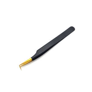 Pinzas Profesionales de Acero Inoxidable de Alta Calidad para Pestañas con Diseño Antiestático y Duradero, Logotipo y Empaque Personalizables - Product Image 6