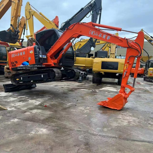 Hitachi ZX60 Excavadora de orugas usada 6TON Mini excavadora de segunda mano Motor japonés original Engranaje de motor de alta eficiencia Stock de fábrica - Product Image 2