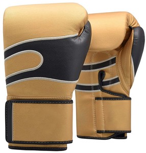 Gants de boxe en cuir grain menthe pour l'entraînement aux arts martiaux - Product Image 1