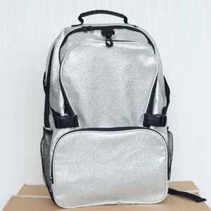 Sac à dos de cheerleading personnalisable avec strass et logo diamant pour les cheerleaders et les danseurs, sac de sport décontracté avec fermeture éclair - Product Image 1