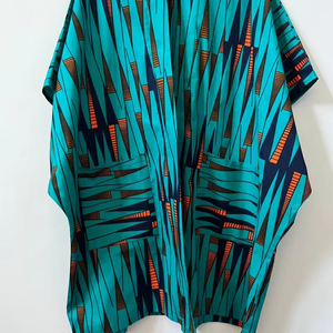 Tela de impresión de cera africana de secado rápido de poliéster 100% de diseño personalizado para ropa de niños y niñas Exportación internacional - Product Image 1