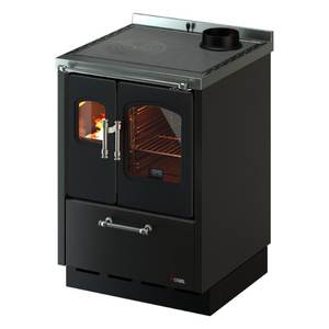 Poêle à bois Cadel SMART 60VS Anthracite 6,5 kW 4 étoiles 59,5x60x86cm - Product Image 1