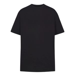 เสื้อยืดลำลองผู้ชายไซส์ใหญ่ สีดำล้วน ปักโลโก้คุณภาพสูง ปรับแต่งได้ น้ำหนัก 220 กรัม ผ้าฝ้ายออร์แกนิค 100% - Product Image 1