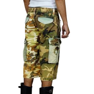 Pantalones Cortos Cargo de Algodón para Hombre, Estilo Urbano, Moda 2026, Vintage, Verde Camuflaje, Caqui, Safari, Utilitarios, Verano - Product Image 6