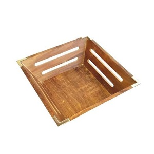 Contain Vegetable and Fruits Supply Equipment Rack Handmade Supplier Wooden Fruits <b>Basket</b> Decoration Food and Fruits - Product Image 4