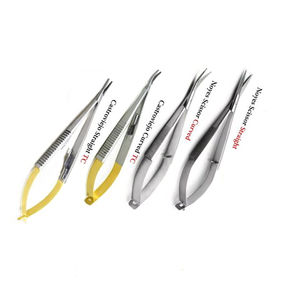 Kit de microcirugía ocular con instrumentos oftálmicos manuales, retractores de párpados de blefaroplastia de acero inoxidable, laringoscopio - Product Image 1