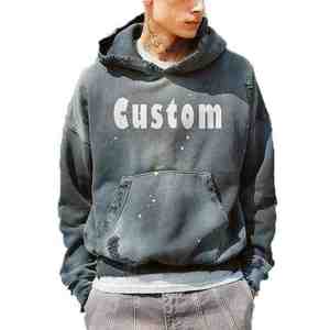 เสื้อฮู้ดซักกรดแบบมีฮู้ดปรับแต่งได้ - Product Image 1