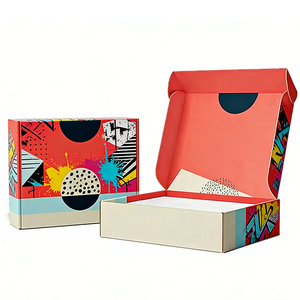Mailer Shipping Corrugated Express Carton Mailing <b>Cardboard</b> <b>Packing</b> Garment Postal Gift Mailers Paper <b>Box</b> Tear Strip Zipper <b>Box</b> - Product Image 3