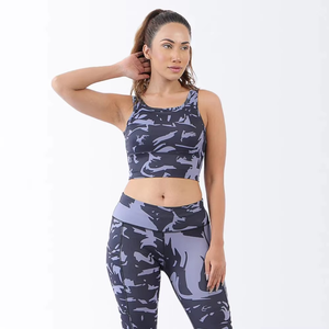 Sujetador deportivo suave y transpirable para mujer para entrenamiento físico, entrenamiento, logotipo frontal, gran relación calidad-precio - Product Image 6