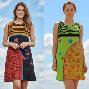 Vestido de estilo bohemio, bonito diseño a la moda, supercómodo - Product Image 1