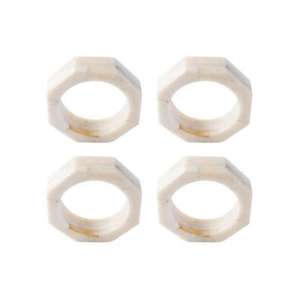 Les ronds de serviette en résine élégants les plus vendus avec des accents métalliques et parfaits pour offrir ou améliorer la décoration de table pour les fêtes - Product Image 3