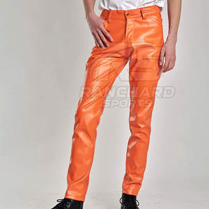 Pantalones de Cuero para Hombre, Ajustados y Elegantes, Pantalones de Cuero para Hombre, Material Suave de Primera Calidad, Pantalones de Cuero para Hombre - Product Image 2