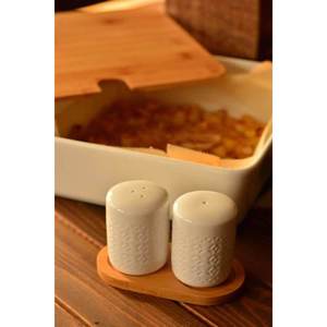 Pimenta Ceramic Spice Set <b>Salt</b> and Pepper <b>Shaker</b> with Stand Herb & Spice Tools - Product Image 2