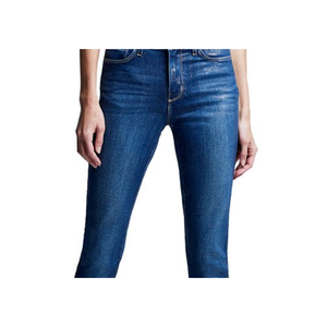 L'AGENCE El Matador Jeans Skinny Metallici alla Francese con Taglio Corto, Colore Fremont/Glitter Oro, Taglia 26, Top Corto alla Moda Incluso - Product Image 2