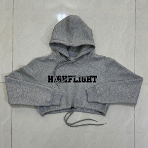 Sudaderas con Hombros Caídos para Mujer, Sudadera Corta Estampada Oversize para Mujer, Top Casual con Capucha y Logotipo Frontal, ¡Gran Venta! 2026 - Product Image 2