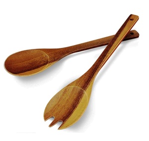 Ensemble de serveurs à salade écologiques en résine artisanale, personnalisable, lavable au lave-vaisselle, outils à salade de 11 pouces, cuisine à domicile, fabriqué en Inde - Product Image 2