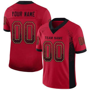 Performance American Football Jersey Custom Moisture Wicking Lightweight Breathable Uniform <b>for</b> Schools <b>Clubs</b> Teams - Product Image 6