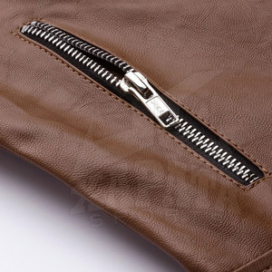Chaqueta de invierno de cuero genuino personalizable 2025 para mujer, transpirable y resistente al agua, procesamiento terminado - Product Image 5