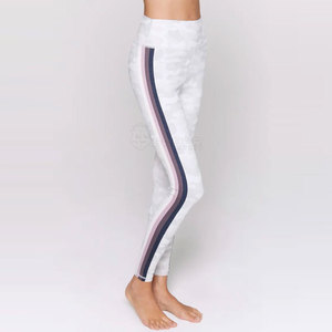 Women's Active Fitness Breathable Cotton/Bamboo Seamless Lightweight Yoga <b>Tummy</b> <b>Control</b> Mid Waist Casual Gym Sports Leggings - Product Image 5