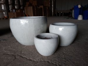 [Leo Nguyen Le] - Macetas de Cerámica Altas para Decoración del Hogar, Color Rojo, Negro y Azul, para Exteriores, Venta al por Mayor - Product Image 5