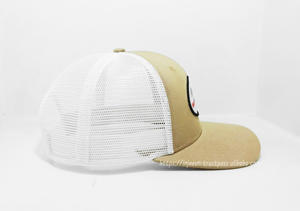 Wholesale 6-Panel Structured Trucker <b>Hats</b> Custom Woven Patch Logo High Quality Adjustable Closure <b>Caps</b> ODM/OEM Vietnam Headwear - Product Image 3