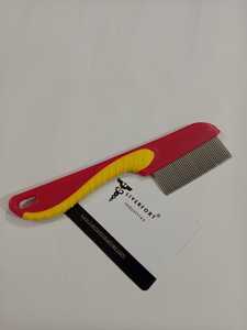 หวีกำจัดเหาสแตนเลสสำหรับสุนัขและแมวหวีแต่งขนสัตว์เลี้ยงยาวและสั้น - Product Image 5