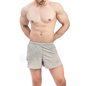 Pantalones Cortos Deportivos para Hombre, de Secado Rápido, Transpirables, Ligeros, para Gimnasio, Correr, Entrenamiento, Diseño Sólido, Cintura Media - En Oferta - Product Image 1