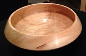 EVITAR PERFECTO ARTESANÍA VERSÁTIL Tazón de masa de madera Hecho a mano para frutas o ensaladas Vintage Casa de campo rústica de alta calidad - Product Image 6