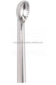 Juego de curetas cervicales de hueso Manual de acero inoxidable 2,5mm 3,5mm 4mm instrumentos quirúrgicos periodontales - Product Image 3