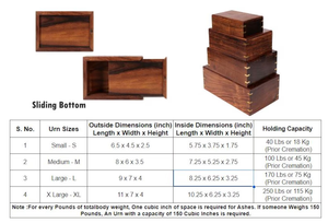 Boîte d'urne en bois personnalisée pour cendres humaines Urne de crémation Souvenirs commémoratifs pour cendres adultes avec conception d'arbre de vie - Product Image 6