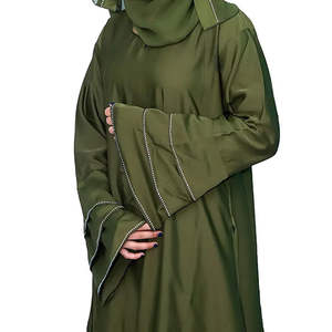 Offre Spéciale islamique dames Abaya avec conception sur mesure dubaï femmes musulmanes soie tissu Abaya nouvelle mode respirant femmes vêtements - Product Image 2
