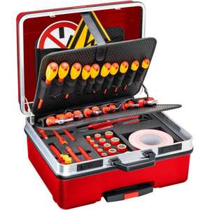 Hazet High-Voltage <b>Tool</b> <b>Set</b> with Protective Insulation 52-Piece <b>Set</b> - Product Image 1