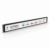 Solution Vérifiée 1920x290 Console de Routage Dynamique pour Transport, Écran LCD Allongé Android WiFi de 36,6 Pouces