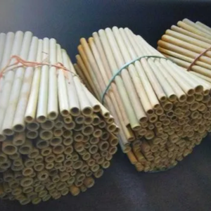 Pajitas de bambú naturales ecológicas, pajitas de cóctel desechables biodegradables - Product Image 4