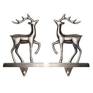 Modern Metal Reindeer Deer Ornament <b>Christmas</b> <b>Table</b> Animal Design Deer Sculpture <b>Christmas</b> Silver Nickel - Product Image 5
