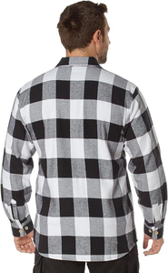 Camisa de Kevlar a cuadros gris y negro para hombre aprobada por la CE para montar en motocicleta con Camisa de franela para capas en clima frío - Product Image 6