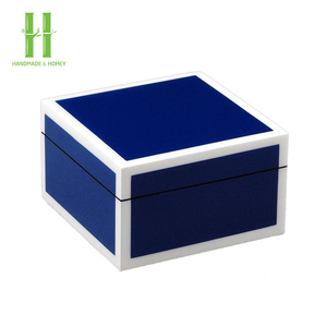 New Trend Lacquer Box Jewelry Custom High Gloss Lacquer Luxury Gift Wooden Jewelry Packaging Box OEM Made in Vietnam - Product Image 4