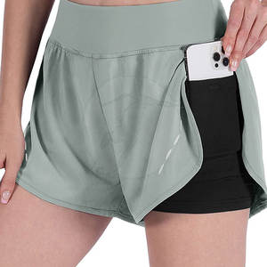 Meilleur prix Service OEM Short de course pour femme Nouveau design Polyester respirant en stock! - Product Image 4