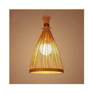 Lampe à Suspension en Rotin Design Moderne Restaurant Lumière Décorative Hôtel Lampe en Rotin de Bambou - Product Image 1