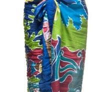 Nuevo Pareo/Sarong de Rayón para Verano, Pañuelo de Playa con Estampado de Puntos, Bufandas y Chales Étnicos
