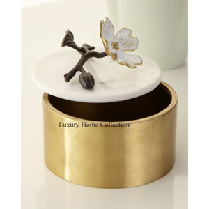 Élégant personnalisé émaillé autocollant métal bougie pot porte-cire couleur or forme ronde table décorative prix de gros en vrac acheter - Product Image 4
