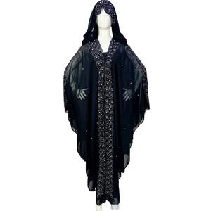 Vêtements musulmans traditionnels de haute qualité, robe, abaya pour femmes, robe musulmane, abaya noire, kaftan brodé pour femmes - Product Image 1