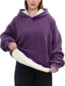 Sweat-shirts décontractés pour hommes en coton molletonné 100% respirant et écologique, couleur unie, coupe régulière, effet délavé - Product Image 4