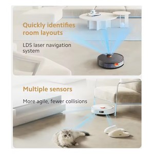 Xiaomi pour Robot Aspirateur S20 Robot Aspirapolvere Lavapamenti Stazione Smart Tout-en-un Aspirazione 5000Pa Navigazione Laser 3D - Product Image 4